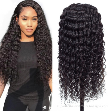 Wholesale Vendor 100% Human Hair 13*4 Lace Frontal Wig Loose Deep Wave For Black Women Lace Wigs